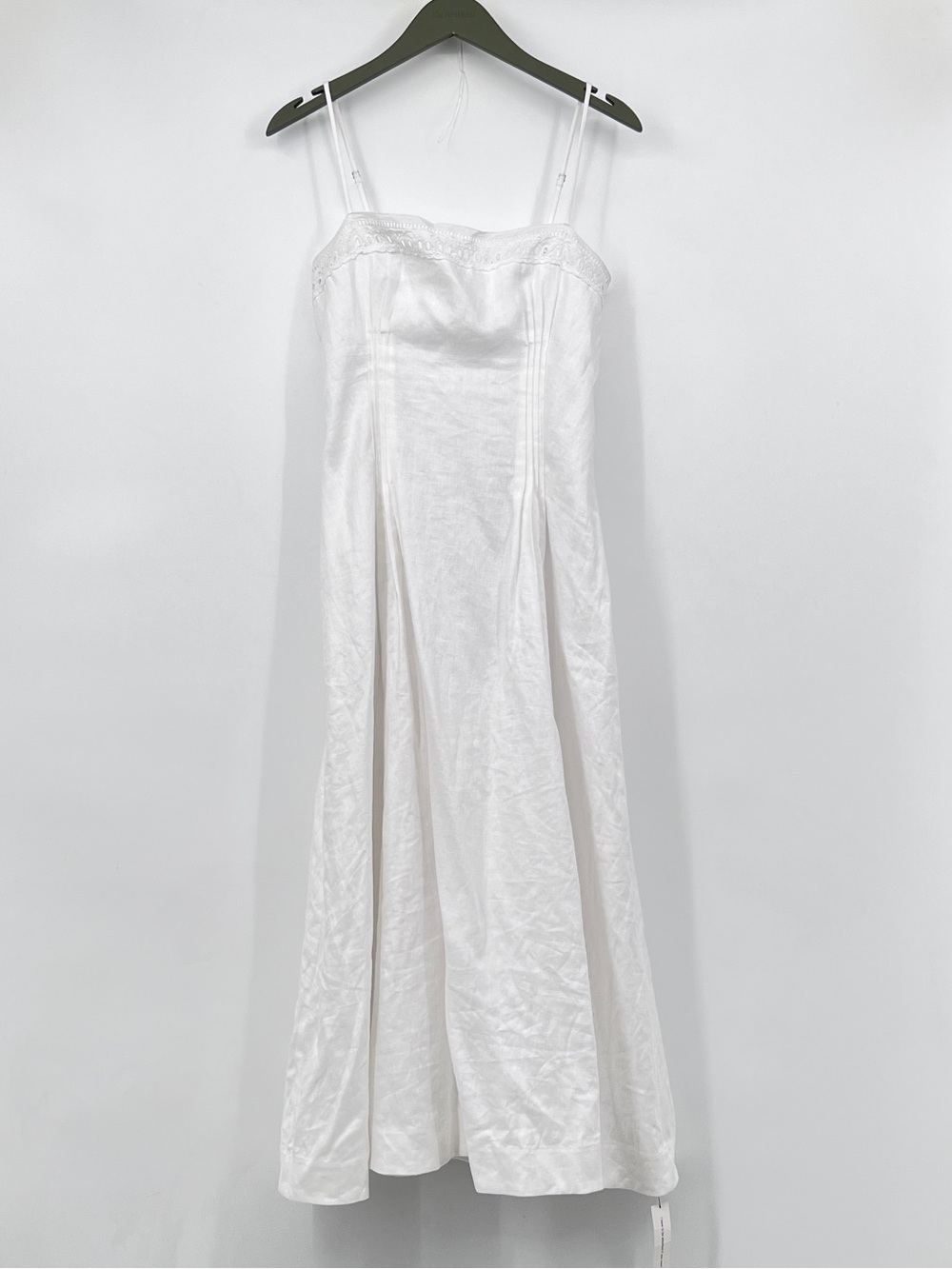 Reformation White linen New With Taga Pomona Linen Dress White size 4